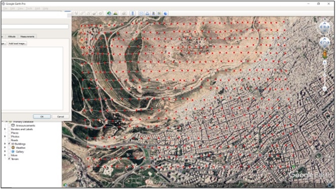 نموذج الارتفاعات باستخدام Google Earth وGPS Visualizer