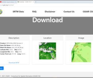 تحميل الصور الجوية والفضائية ونماذج الارتفاعات الرقمية