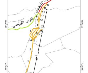 المصادر السيسموتكتونية الرئيسية المؤثرة على غرب سورية